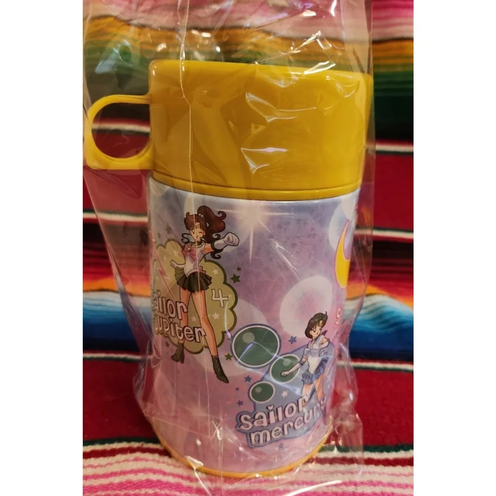 Sailor Moon goodie box, Lunch Box, thermos, 2 tumblers, pens, 2 squish, bandana